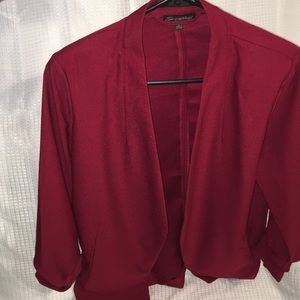 Deep Red Blazer❤️